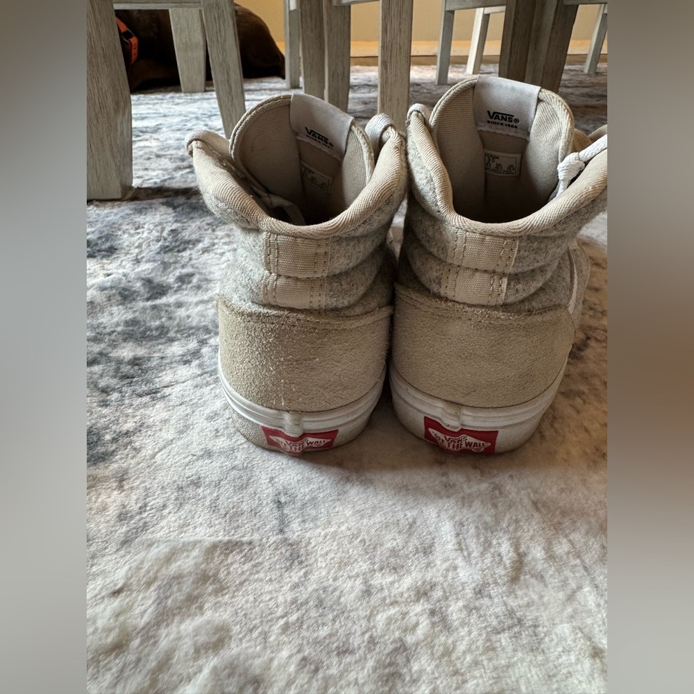 Vans Women’s Ward Grey Suede High Top Shoe - Picture 3 of 8